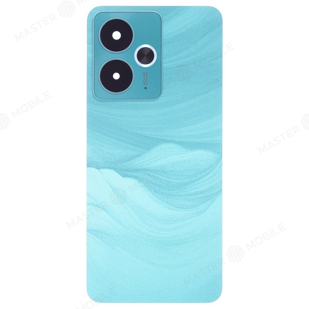 Задняя крышка для Realme 14T (RMX5078) (зеленый) (в сборе со стеклом камеры)