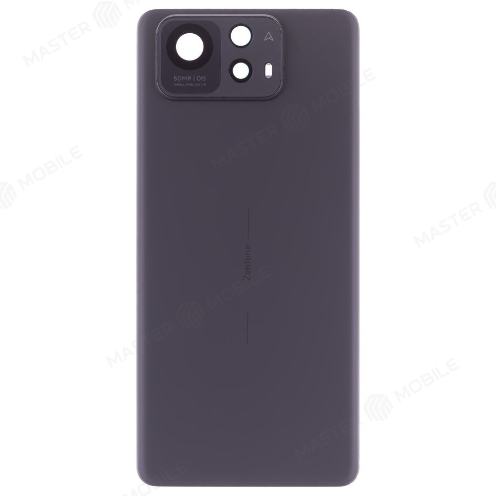 Задняя крышка для Asus ZenFone 12 Ultra (AI2501) (черный) (в сборе со стеклом камеры) (ORIG100)