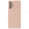 Задняя крышка для Samsung A536 Galaxy A53 5G (оранжевый) (в сборе со стеклом камеры) фото №1