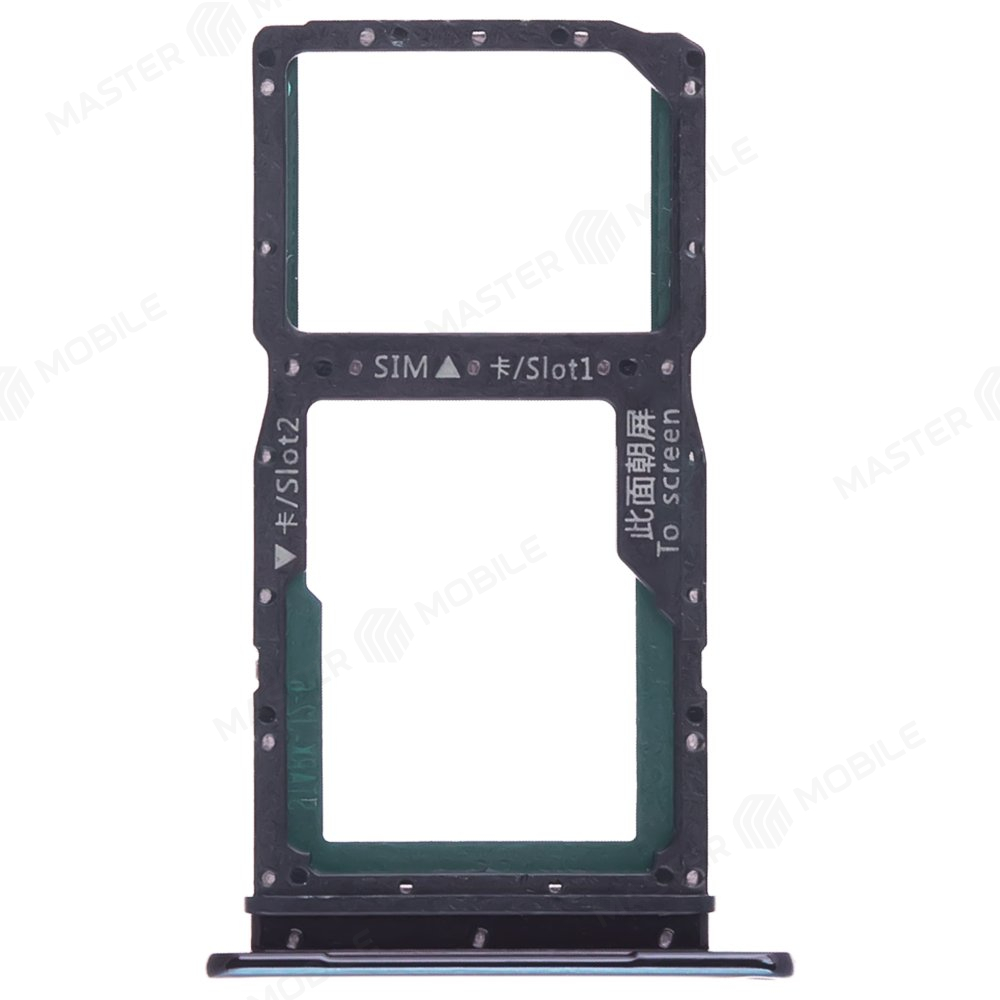 Держатель сим-карты для Huawei P Smart Z (STK-LX1) / Y9 Prime 2019 (зеленый)