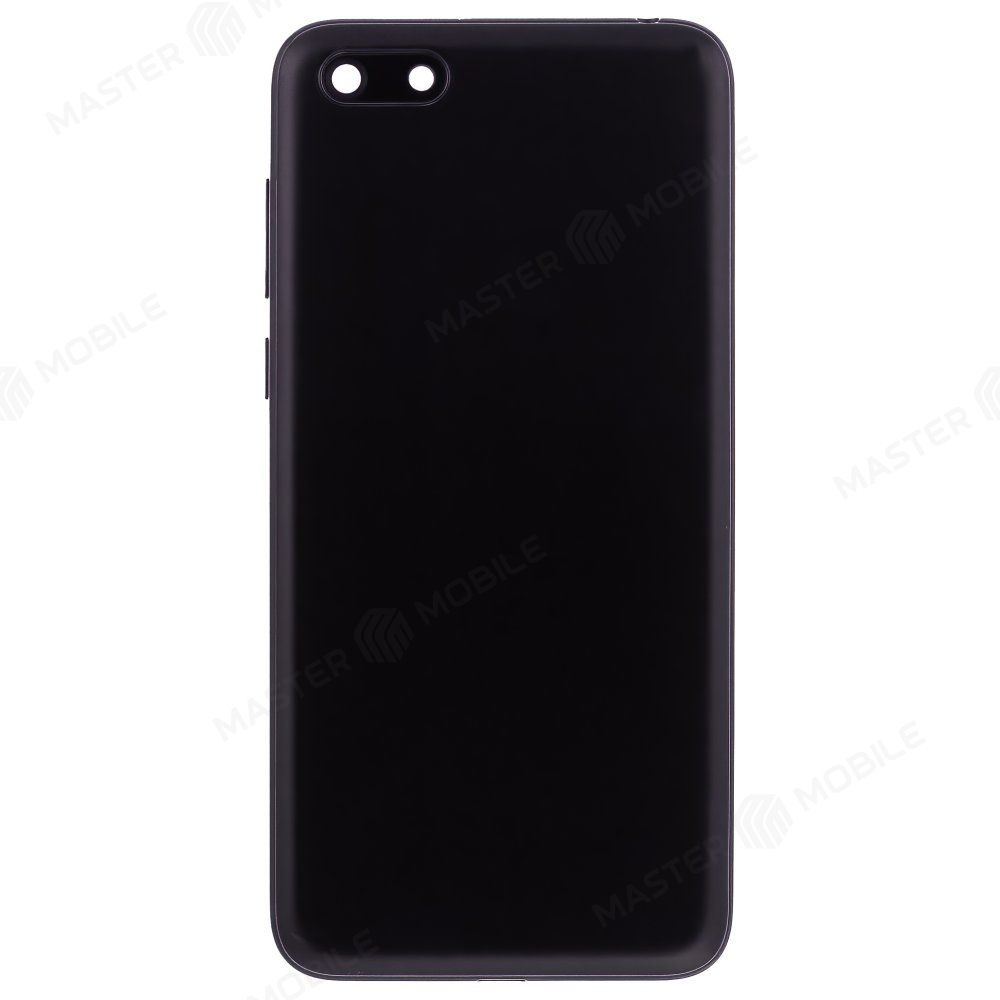 Задняя крышка для Huawei Y5 2018 (DRA-L21) / Y5 Lite 2018 (DRA-LX5) / Y5 Prime 2018 (DRA-LX2) (черный) (в сборе со стеклом камеры)