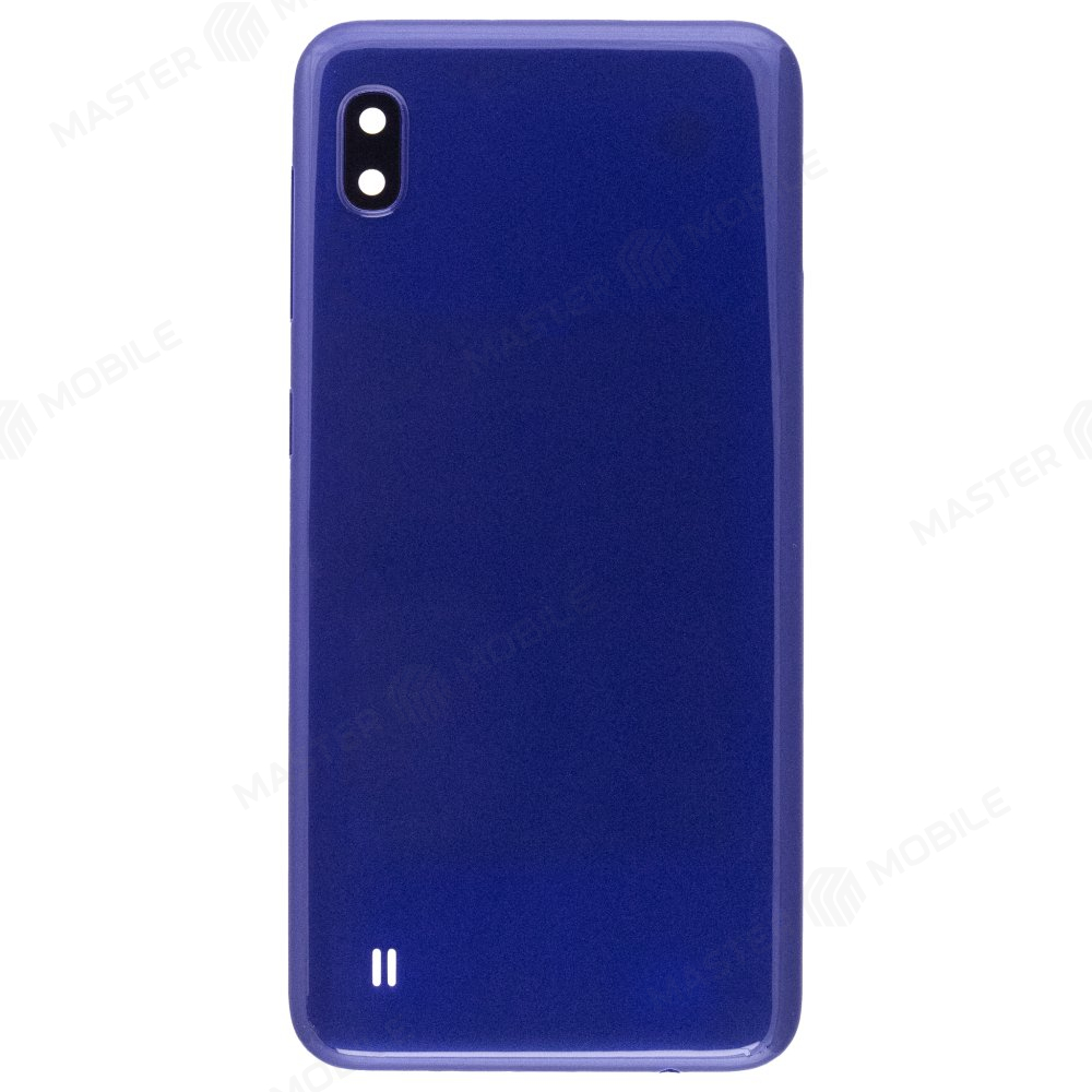 Задняя крышка для Samsung A105 Galaxy A10 (синий) (в сборе со стеклом камеры)