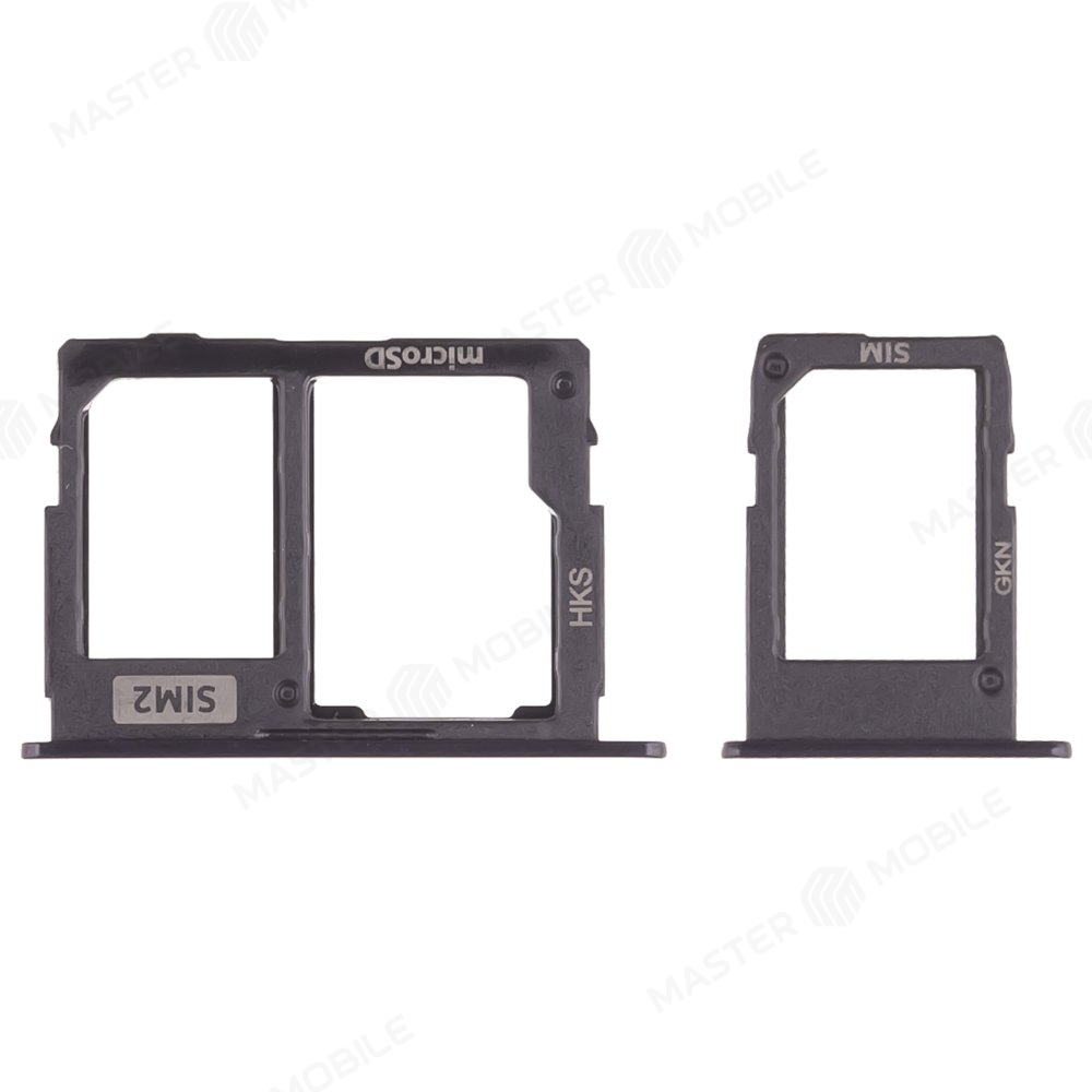 Держатель сим-карты для Samsung J330 Galaxy J3 (2017) / J530 Galaxy J5 (2017) / J730 Galaxy J7 (2017) (черный)