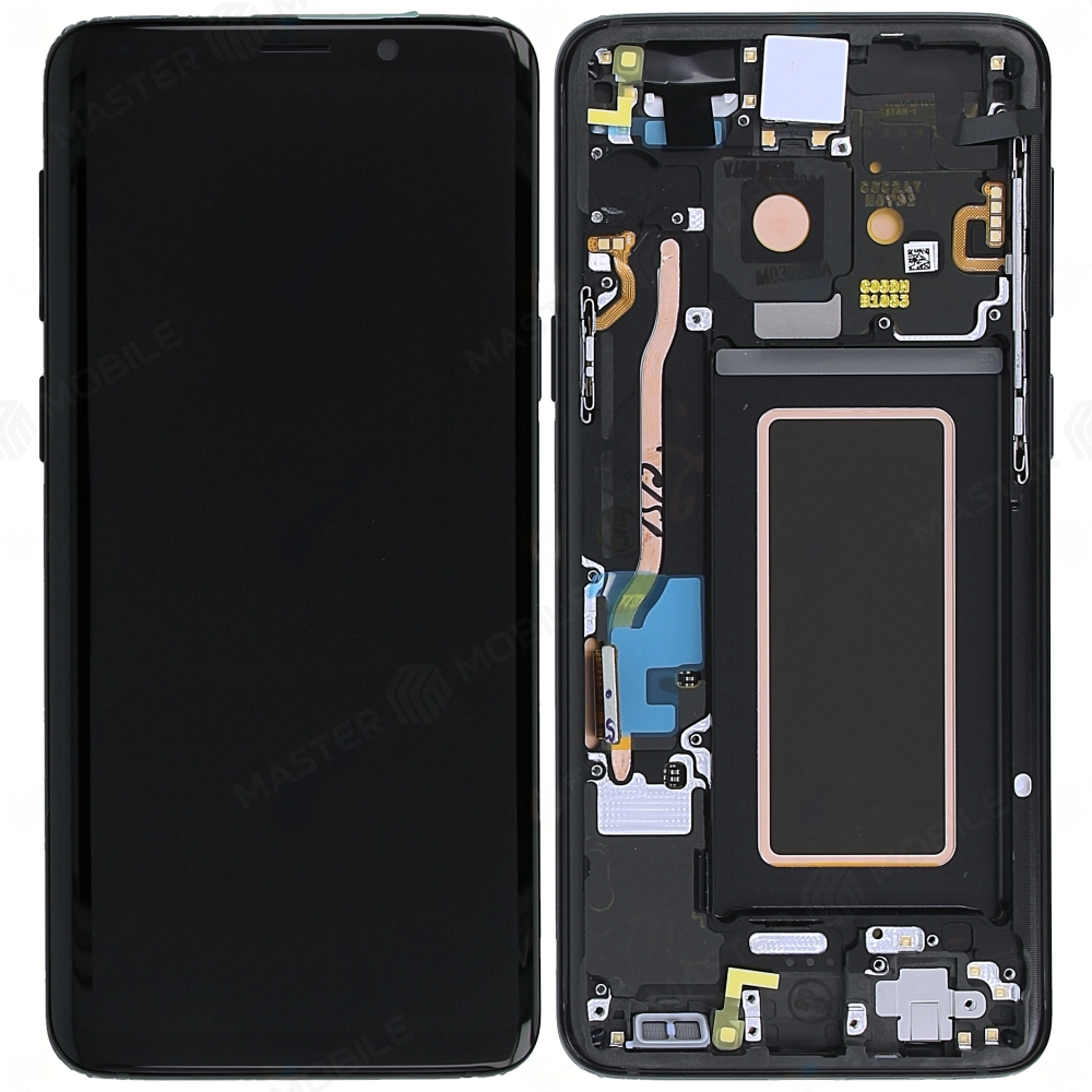Дисплей для Samsung G960 Galaxy S9 (в сборе с тачскрином) (черный) (в рамке) (ORIG100)