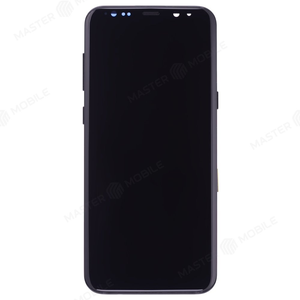 Дисплей для Samsung G955 Galaxy S8+ + тачскрин (черный) (в рамке) (OLED) (Full Size)