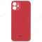 Задняя крышка для Apple iPhone 12 (красный) (с широким отверстием) (Premium) фото №1