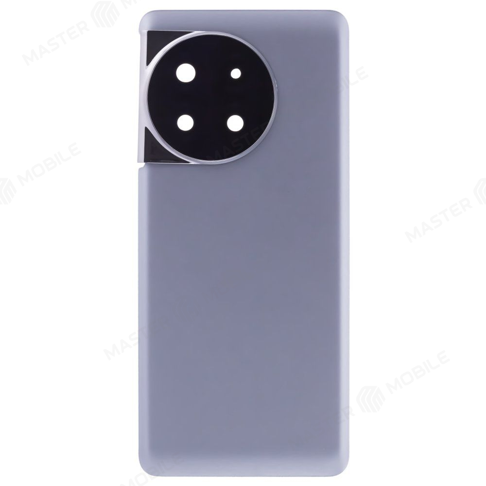 Задняя крышка для OnePlus 11R (PHK110) / Ace 2 (CPH2487) (серебристый) (в сборе со стеклом камеры)