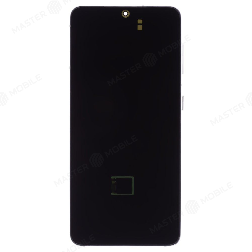 Дисплей для Samsung G991 Galaxy S21 + тачскрин (серебристый) (в рамке) (OLED) (Full Size)