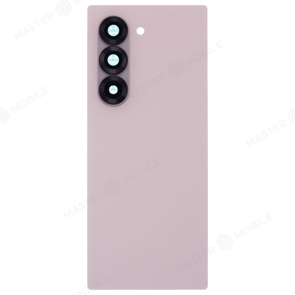 Задняя крышка для Samsung F956 Galaxy Z Fold 6 (розовый) (в сборе со стеклом камеры)