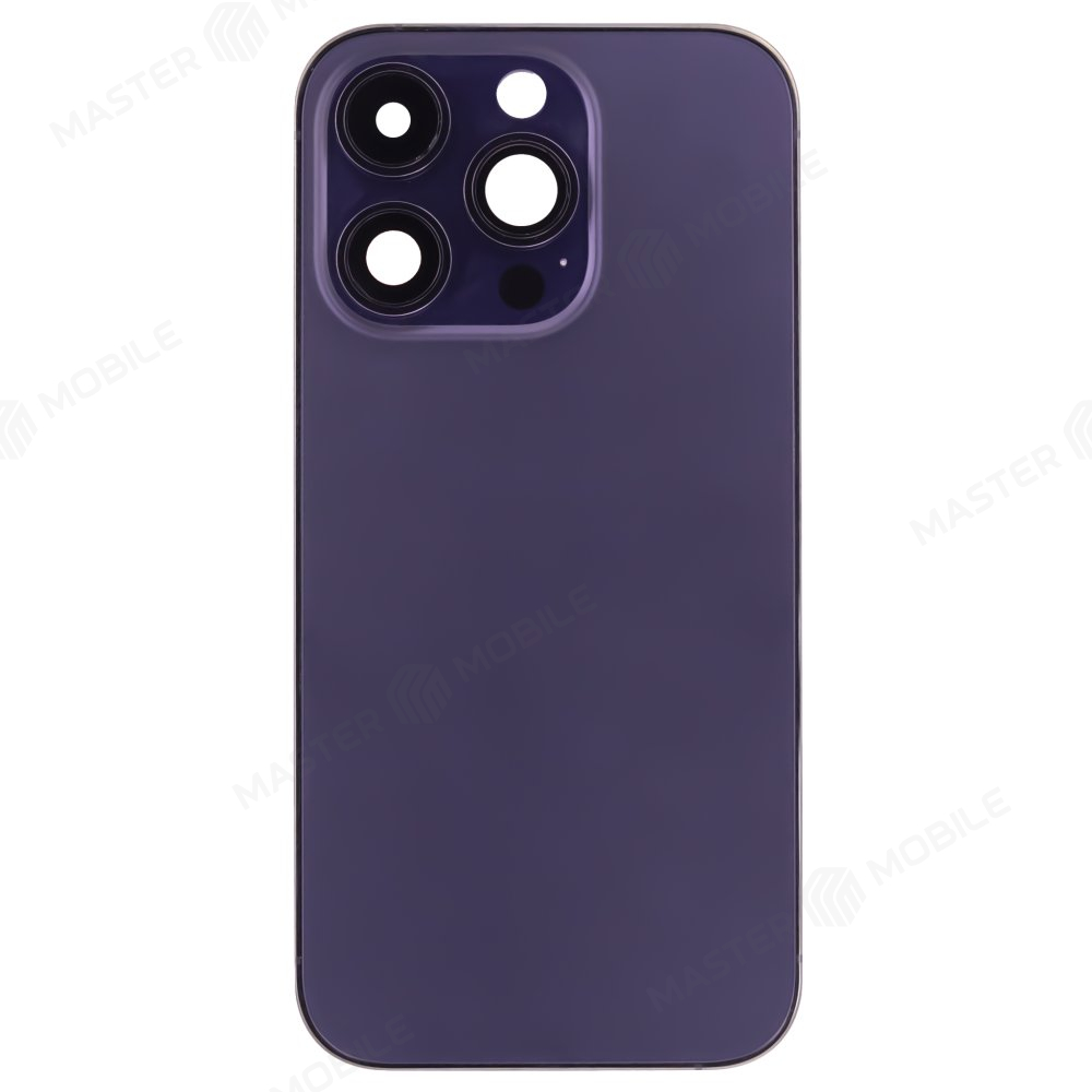 Корпус для Apple iPhone 14 Pro (фиолетовый) (в сборе) (ORIG100) (Снятый) (возможен дефект ЛКП)