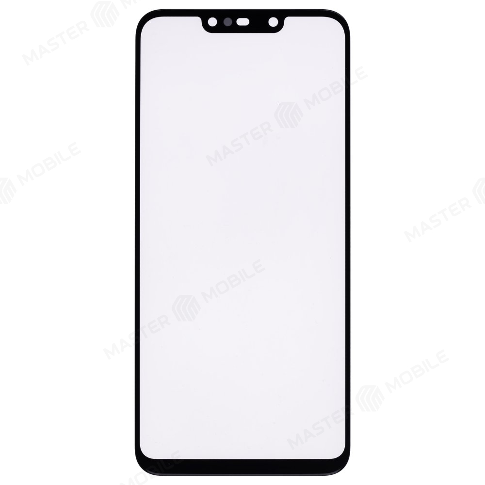 Стекло модуля для Huawei Mate 20 Lite (SNE-LX1) + OCA (черный)