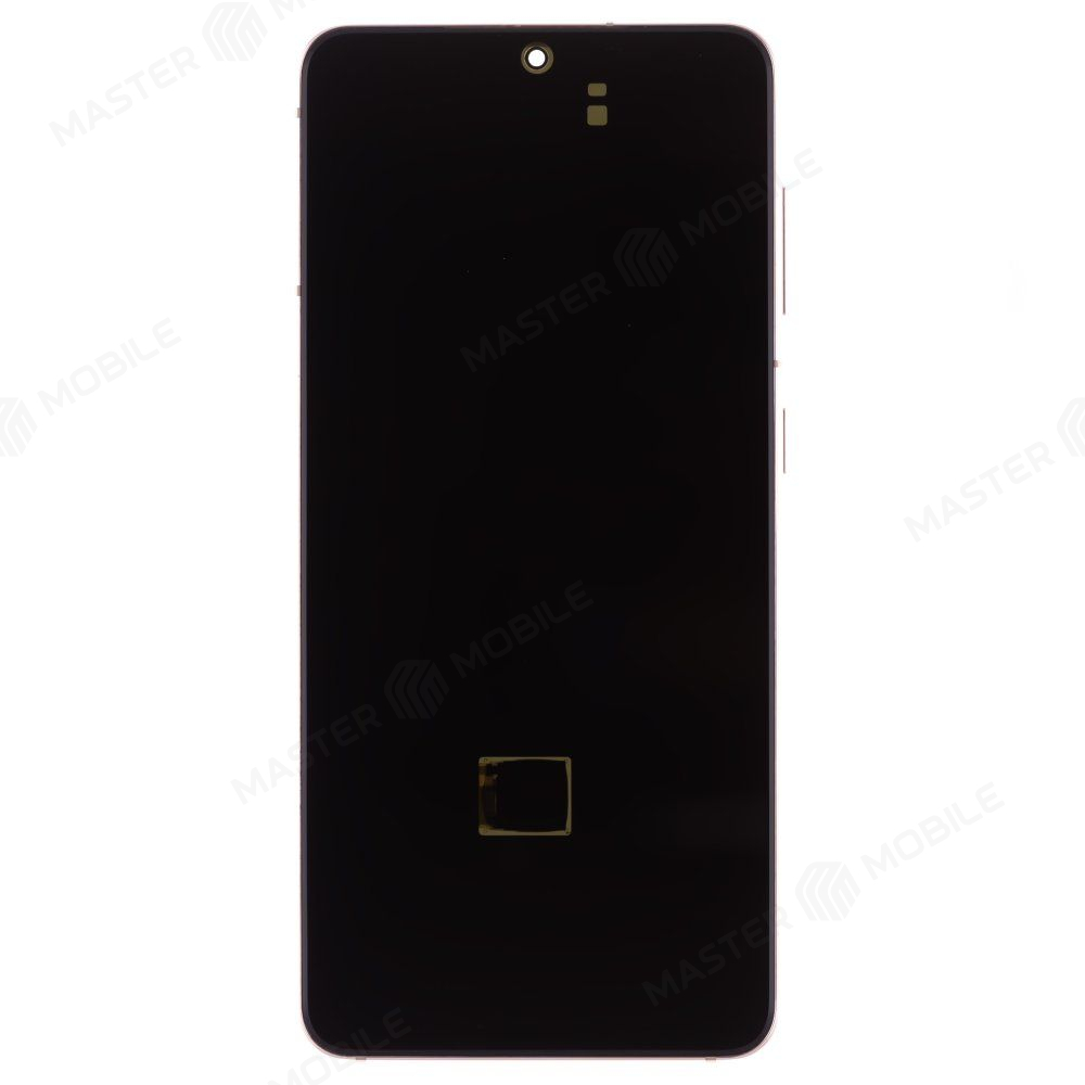Дисплей для Samsung G991 Galaxy S21 + тачскрин (розовый) (в рамке) (ORIG100) (возможен дефект ЛКП)