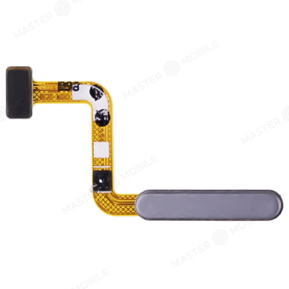 Шлейф для Samsung M225 Galaxy M22 / M325 Galaxy M32 / M526 Galaxy M52 5G с комп. + сканер отпечатка пальца (кнопка включения) (серебристый)