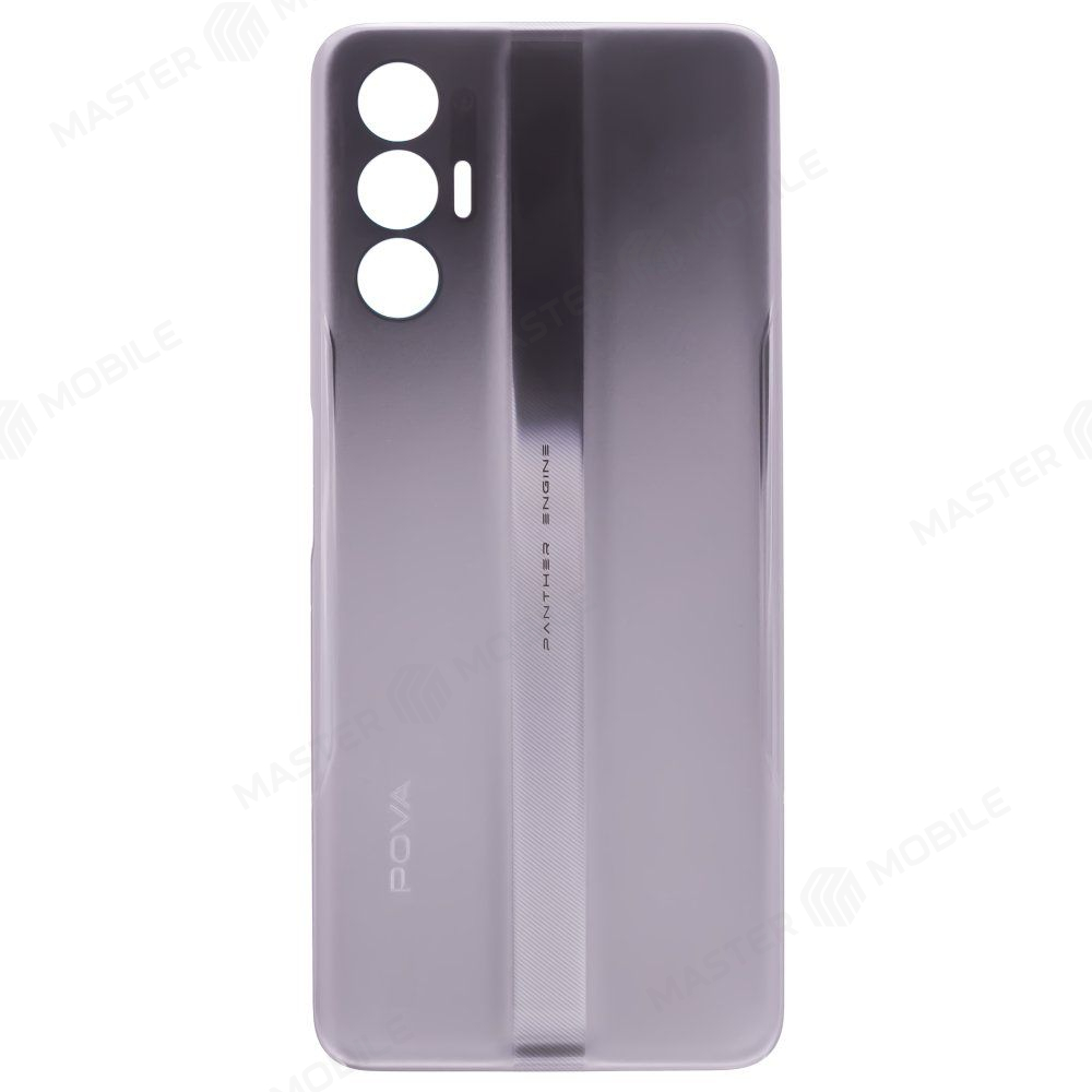 Задняя крышка для Tecno Pova 3 (LF7N) (серебристый)