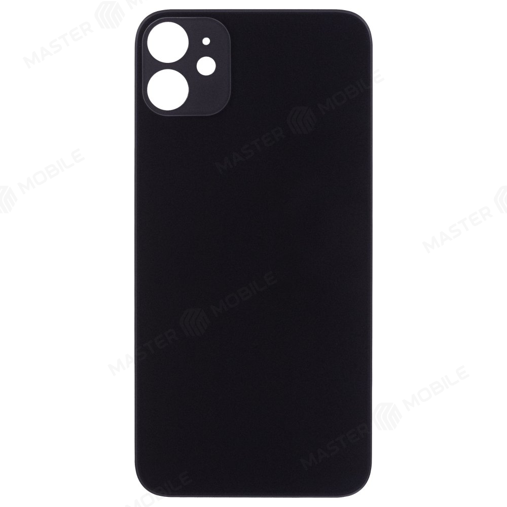 Задняя крышка для Apple iPhone 11 (черный) (с широким отверстием)