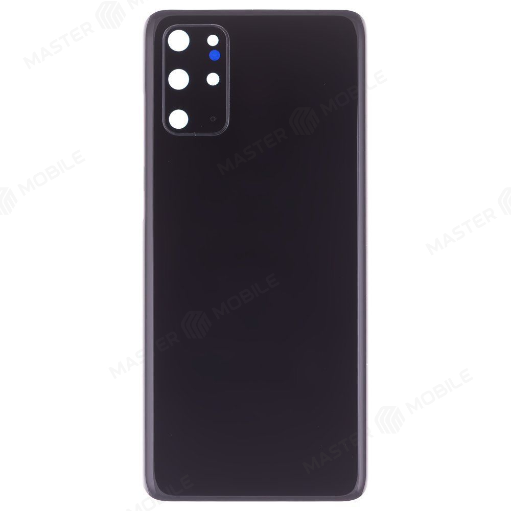 Задняя крышка для Samsung G985 Galaxy S20+ (черный) (в сборе со стеклом камеры) (ORIG100)