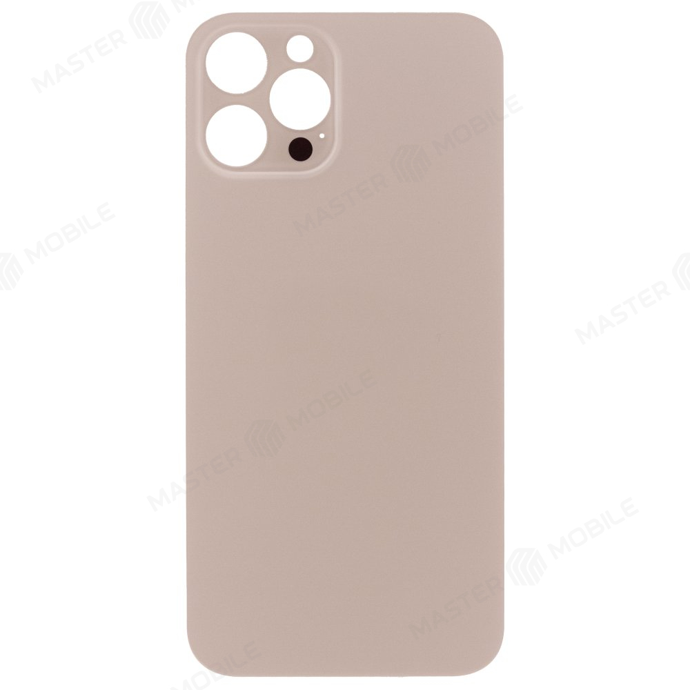 Задняя крышка для Apple iPhone 12 Pro Max (золотистый) (с широким отверстием) (Premium)