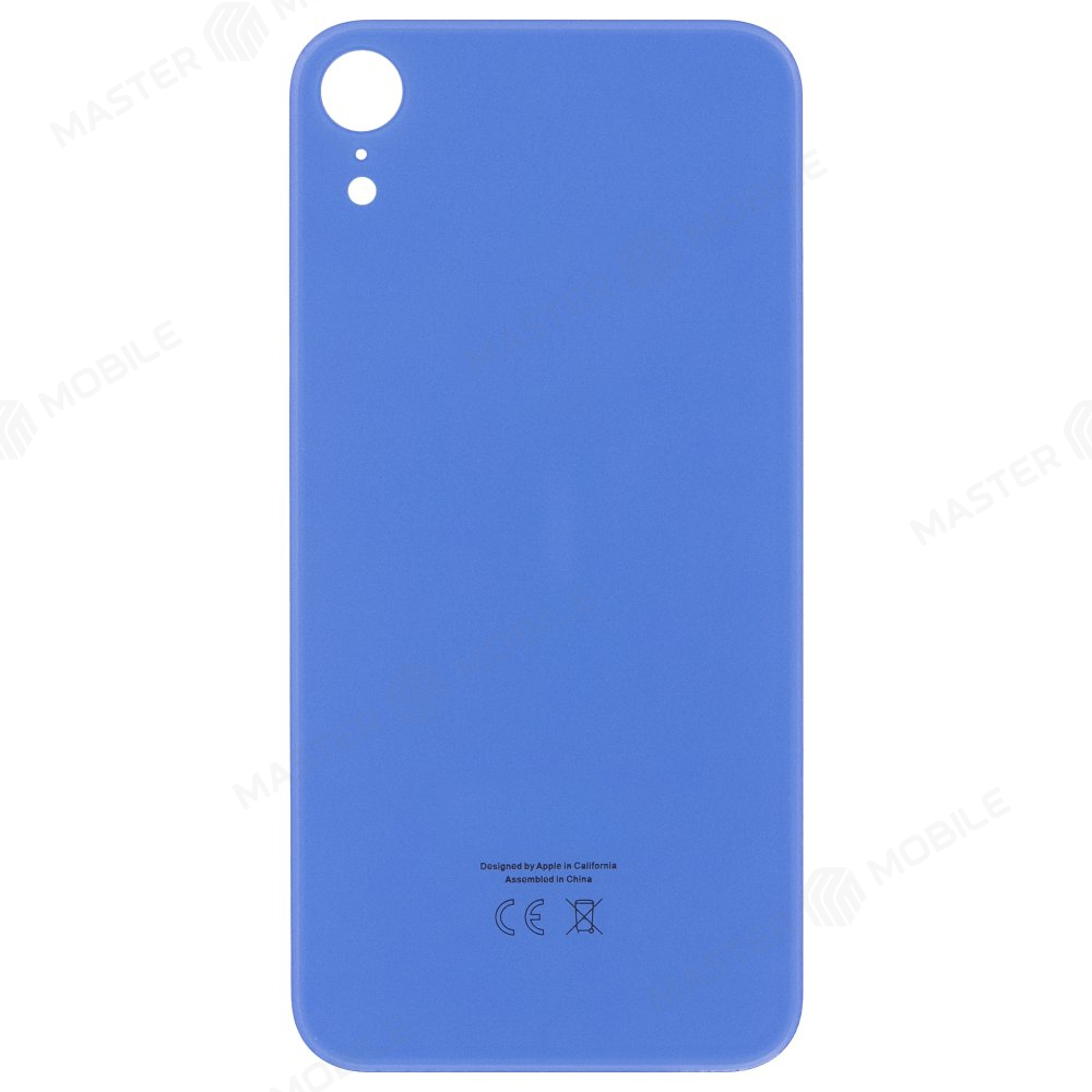 Задняя крышка для Apple iPhone Xr (синий) (с широким отверстием) (Premium)