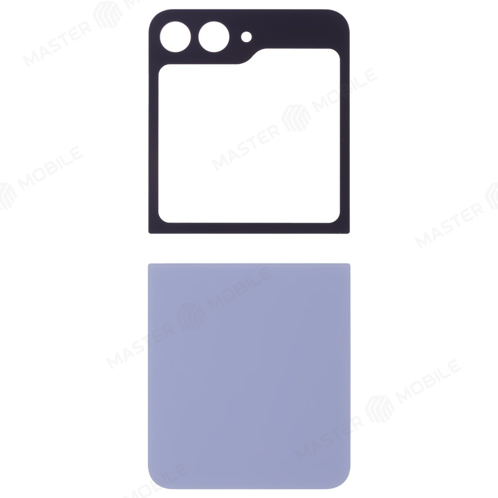 Задняя крышка для Samsung F741 Galaxy Z Flip 6 (синий) (комплект)