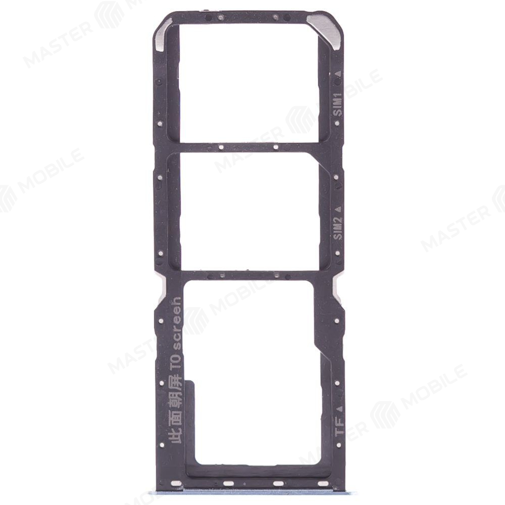 Держатель сим-карты для Realme C21Y (RMX3261/RMX3263) (голубой)