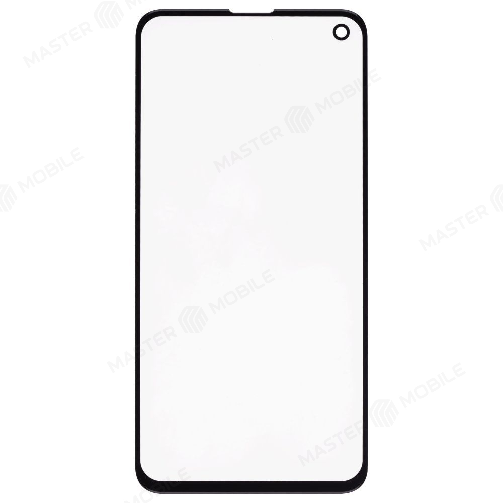 Стекло модуля для Samsung G970 Galaxy S10e + OCA (черный)