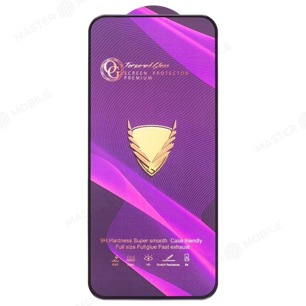 Защитное стекло OG Glass (3 в 1) для Huawei Nova 11 (FOA-LX9) / Nova 12S (FOA-LX9) (черный)