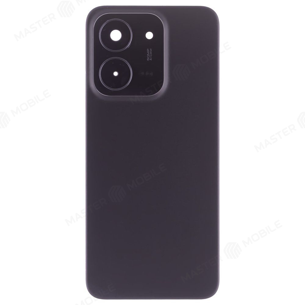 Задняя крышка для Xiaomi Redmi 15C 4G (25078RA3EL) (черный) (в сборе со стеклом камеры)