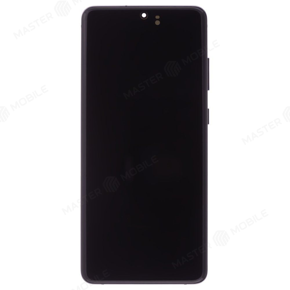 Дисплей для Samsung G988 Galaxy S20 Ultra + тачскрин (серый) (в рамке) (OLED) (Full Size)
