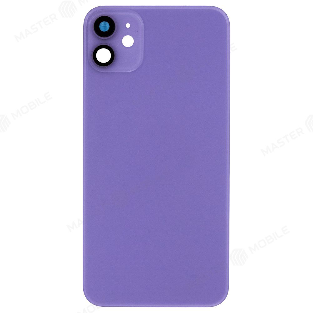 Задняя крышка для Apple iPhone 11 (фиолетовый) (в сборе со стеклом камеры) (Premium)