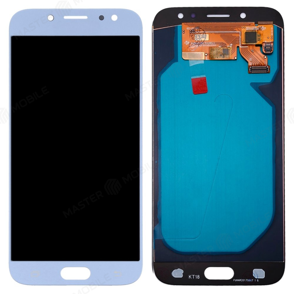 Дисплей для Samsung J730 Galaxy J7 (2017) (в сборе с тачскрином) (голубой) (OLED)