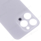Задняя крышка для Apple iPhone 14 Pro (белый) (с широким отверстием) (Premium) фото №3