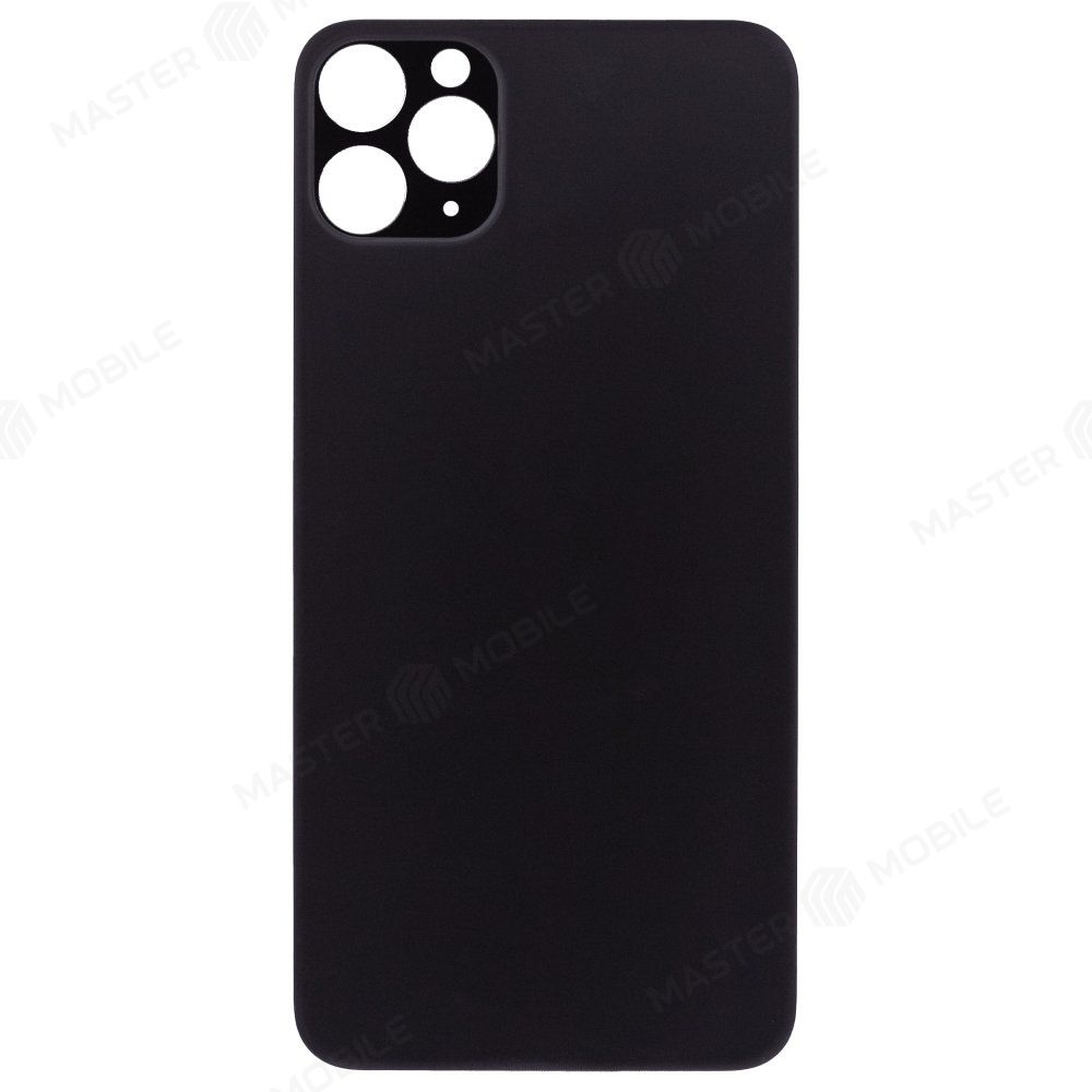 Задняя крышка для Apple iPhone 11 Pro Max (серый) (с широким отверстием) (Premium)