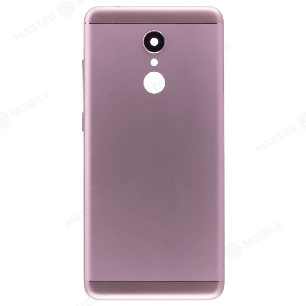 Задняя крышка для Xiaomi Redmi 5 (MDG1) (розовый) (в сборе со стеклом камеры)
