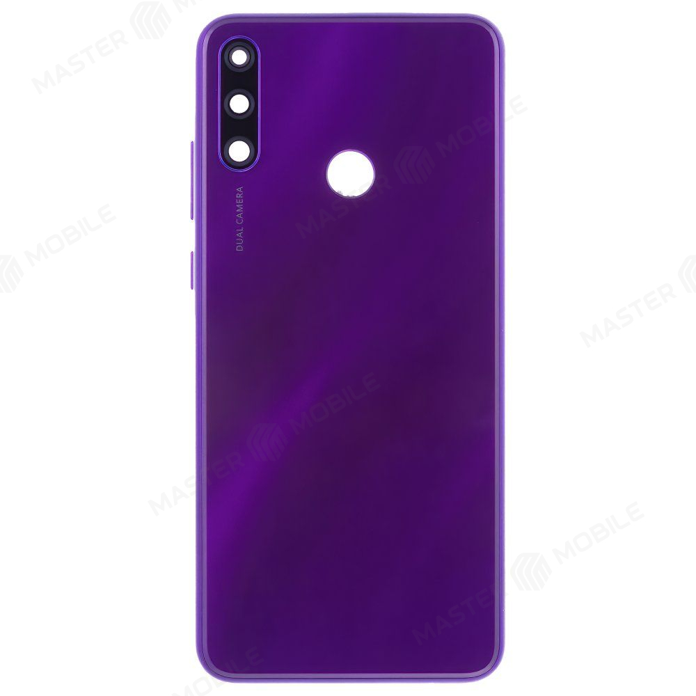 Задняя крышка для Huawei Y6p (MED-LX9N) (фиолетовый) (в сборе со стеклом камеры)