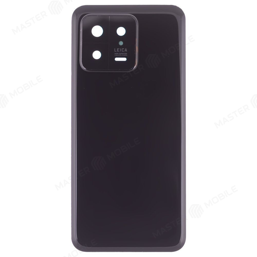 Задняя крышка для Xiaomi 13 (2211133G) (черный) (в сборе со стеклом камеры)