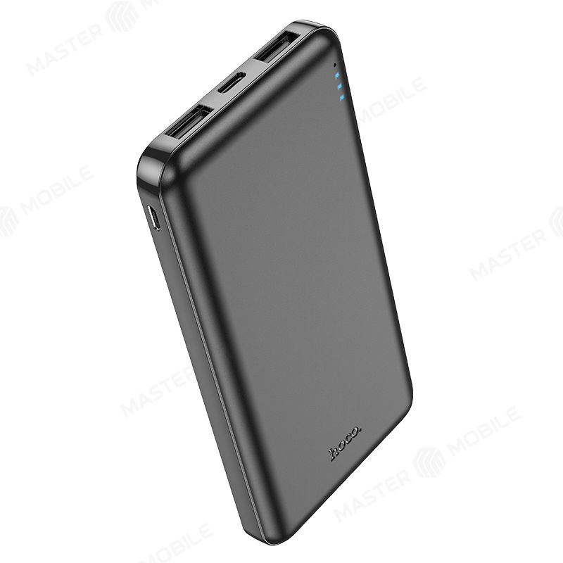 Внешний накопитель Hoco J100 10000 mAh (черный)