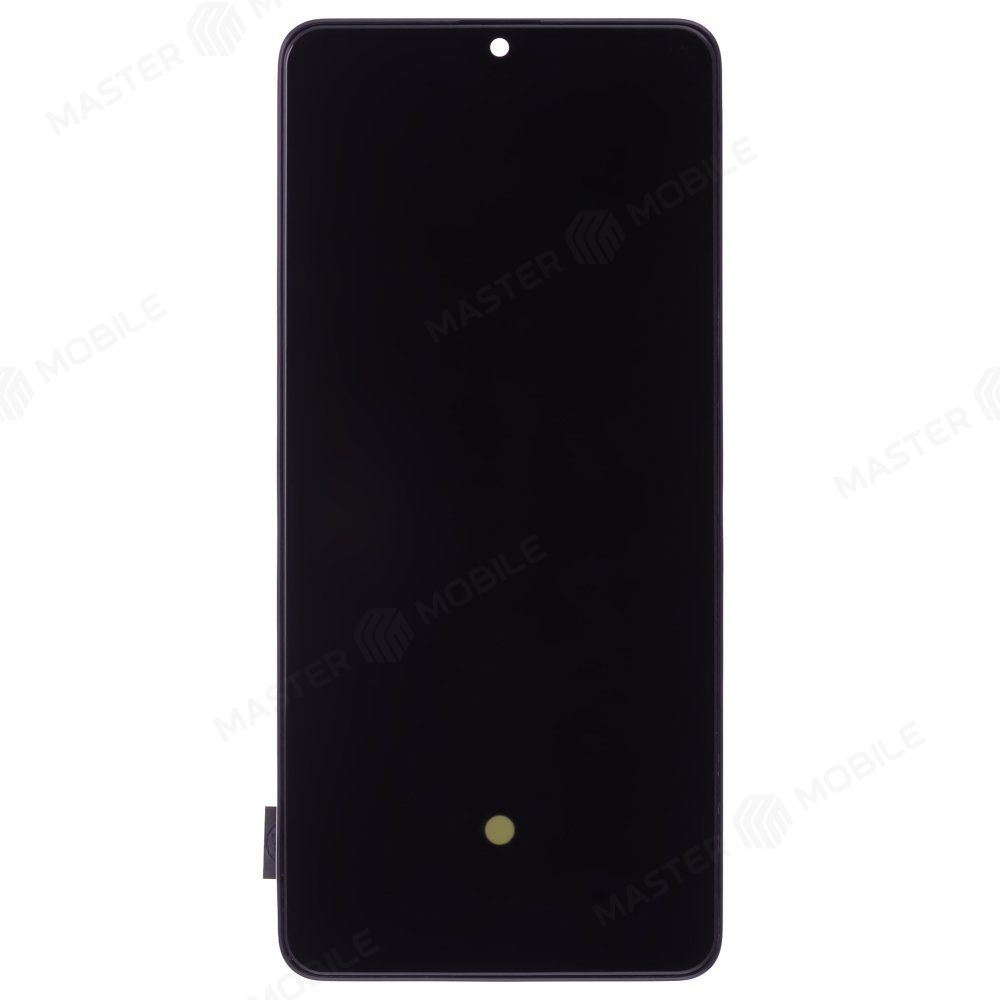 Дисплей для Samsung A415 Galaxy A41 + тачскрин (черный) (в рамке) (OLED) (Full Size)