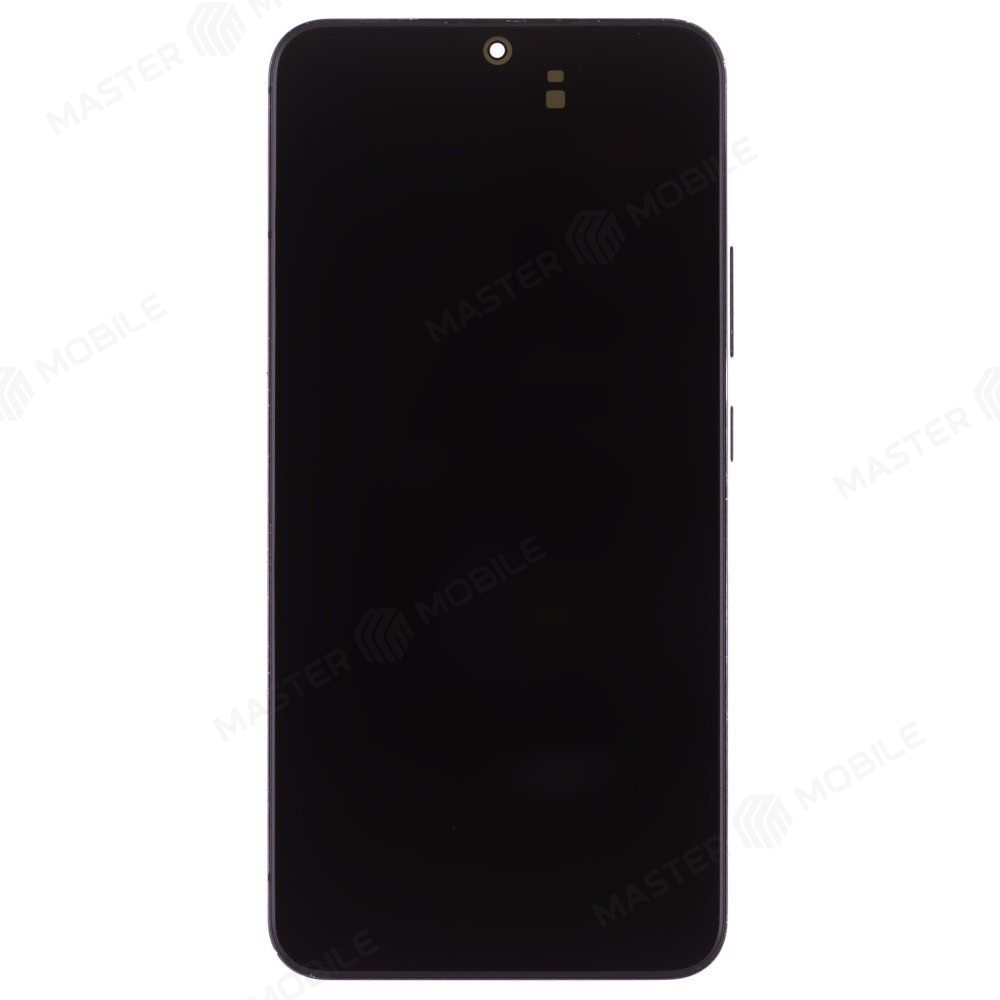 Дисплей для Samsung S906 Galaxy S22+ + тачскрин (черный) (в рамке) (ORIG100) (возможен дефект ЛКП)