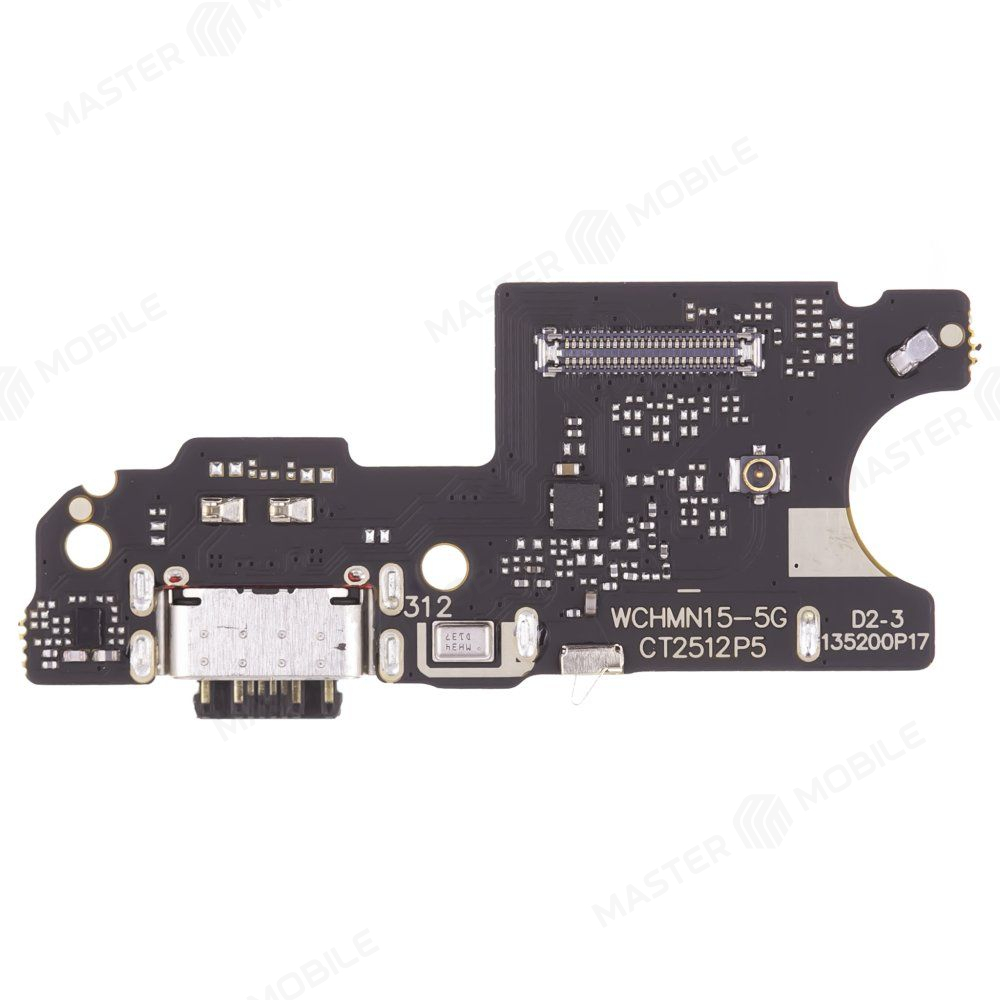 Нижняя плата для Xiaomi Poco M8 5G (25118PC98G) с комп. + разъем зарядки + микрофон