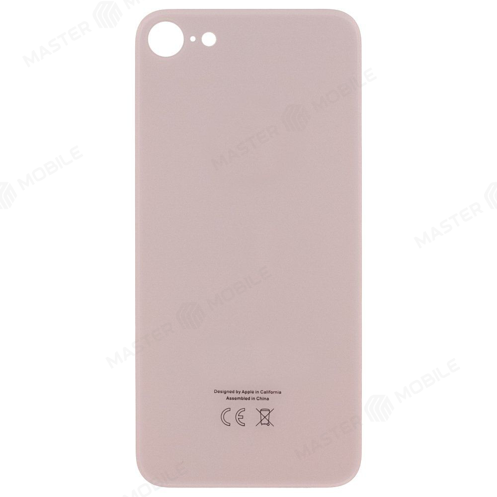 Задняя крышка для Apple iPhone 8 (золотистый) (с широким отверстием) (Premium)