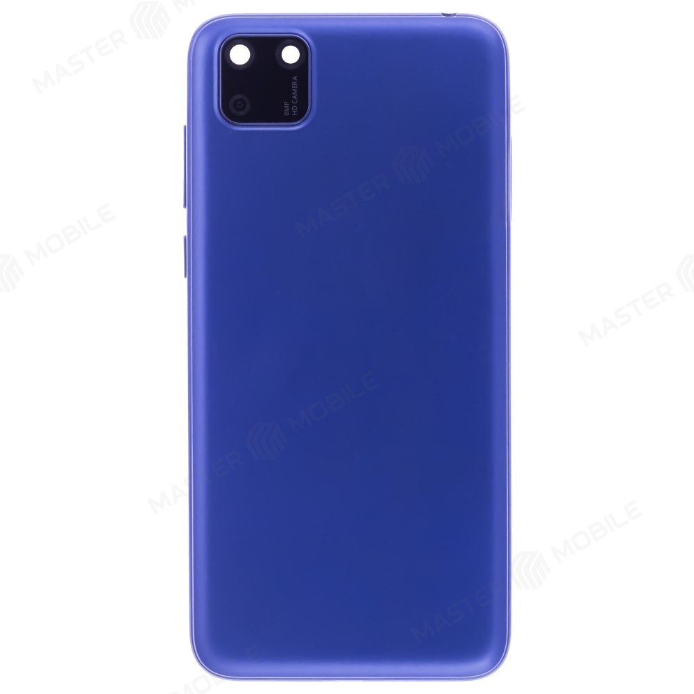 Задняя крышка для Huawei Honor 9S (DUA-LX9) / Y5p (DRA-LX9) (синий) (в сборе со стеклом камеры)