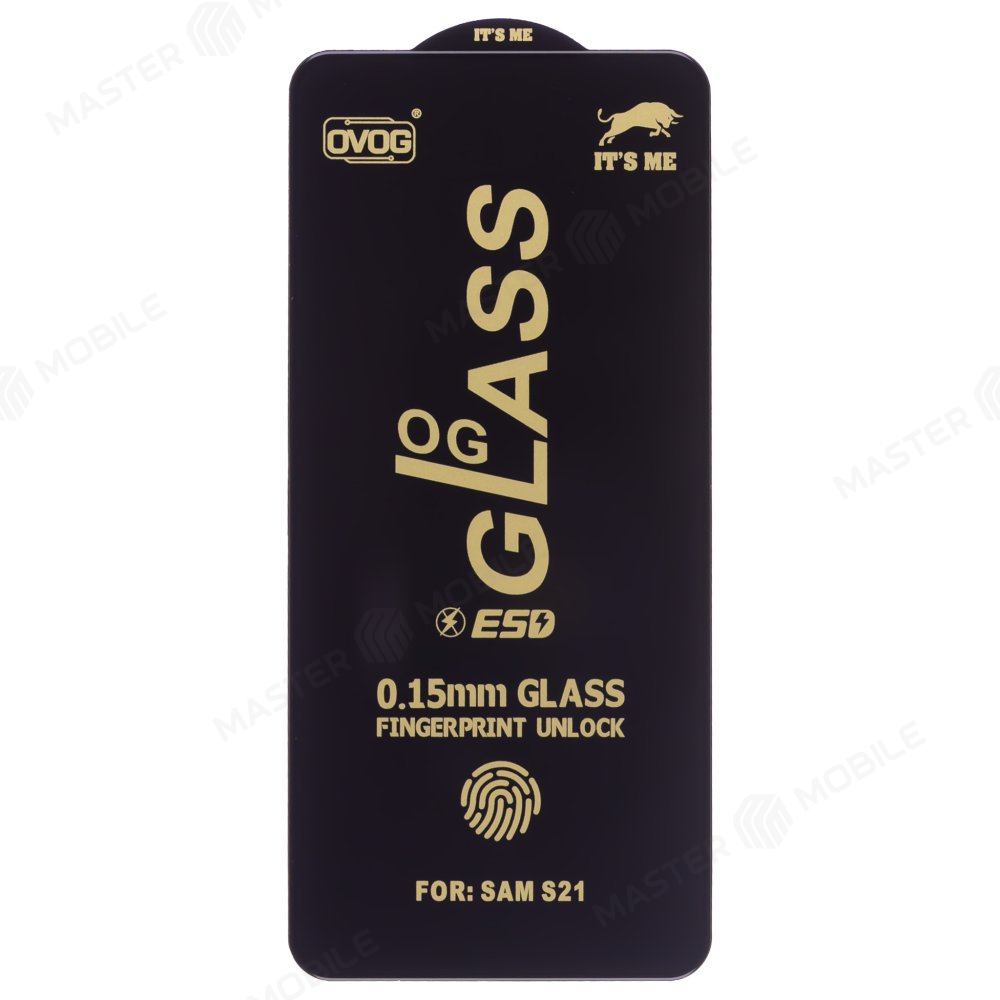 Защитное стекло OG Glass для Samsung G991 Galaxy S21 (черный)