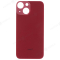 Задняя крышка для Apple iPhone 13 mini (красный) (с широким отверстием) (Premium) фото №1