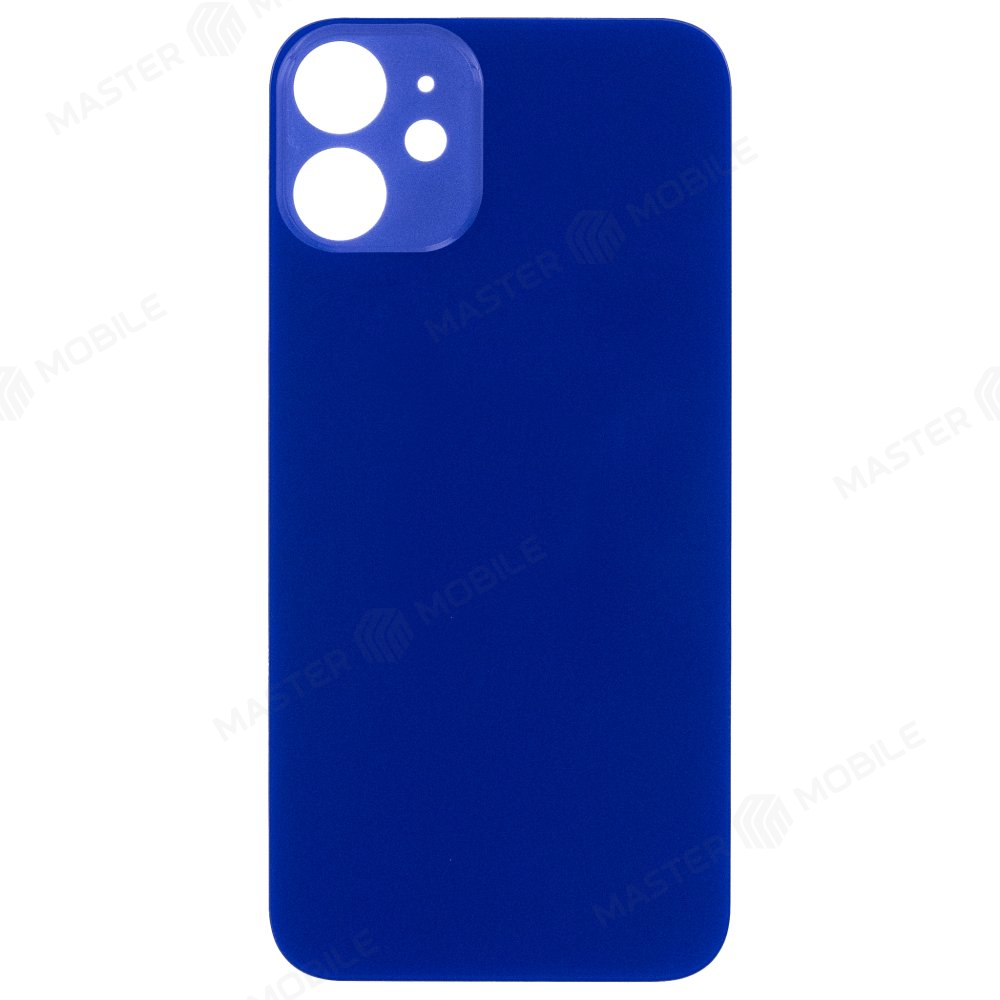 Задняя крышка для Apple iPhone 12 mini (синий) (с широким отверстием) (Premium)