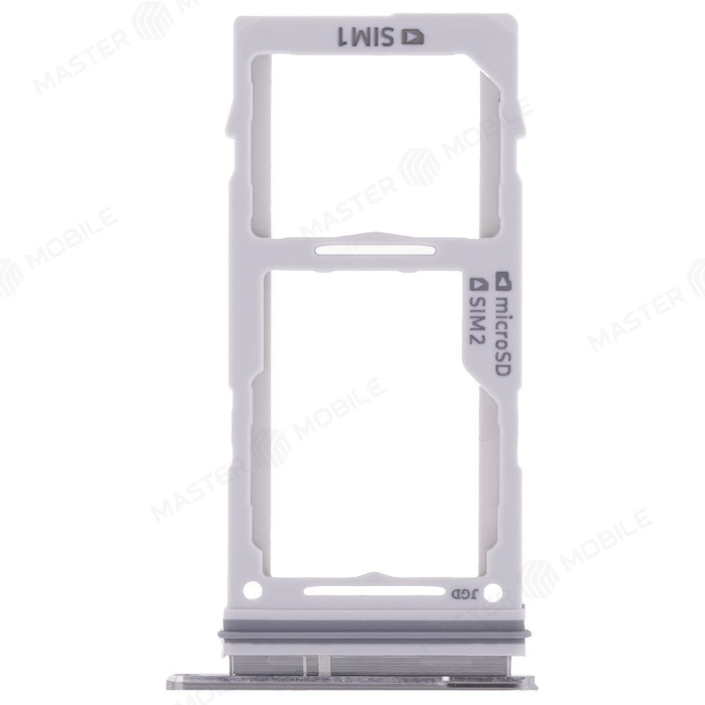 Держатель сим-карты для Samsung G973 Galaxy S10 / G975 Galaxy S10+ / G970 Galaxy S10e (серебристый)