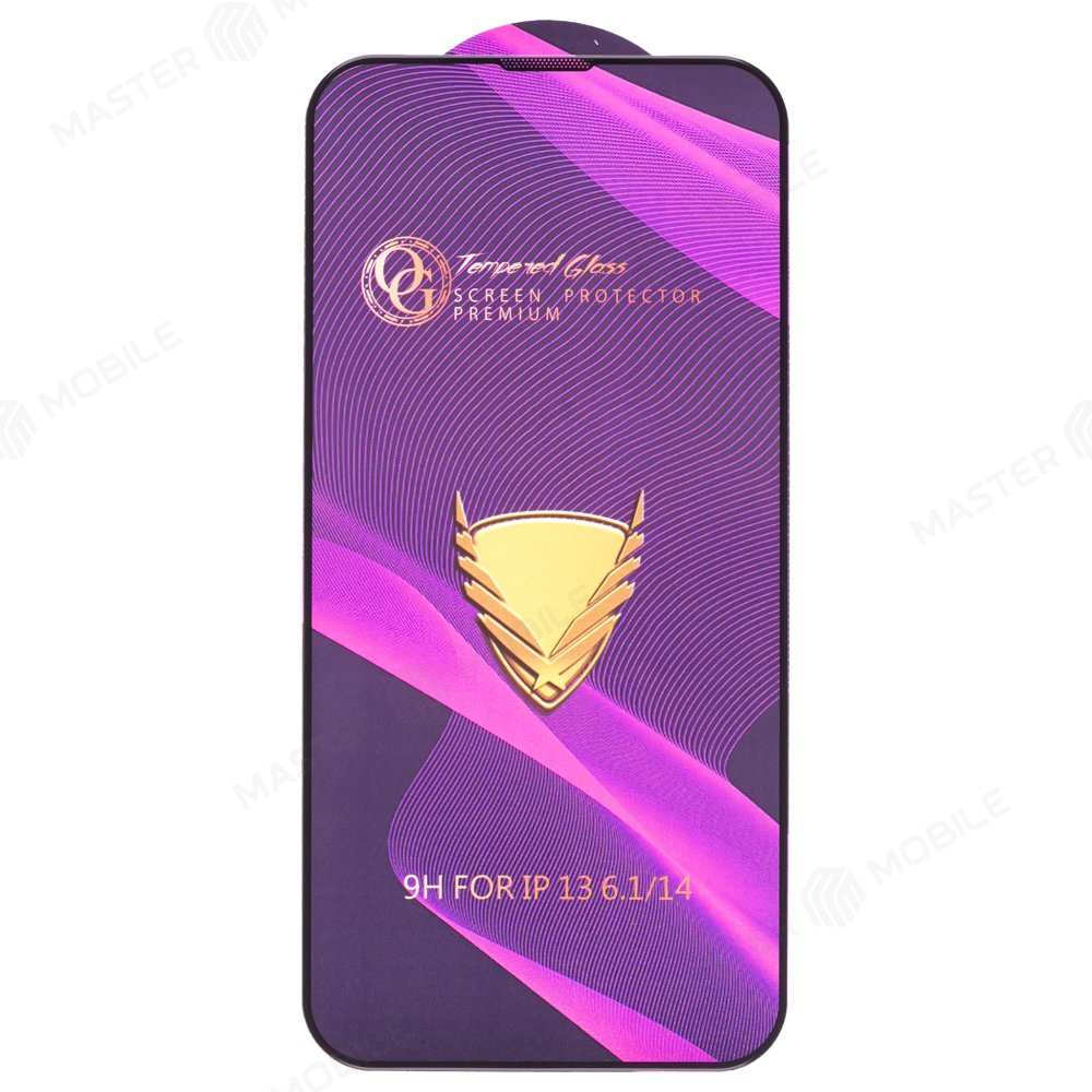 Защитное стекло OG Glass (3 в 1) для Apple iPhone 13 / iPhone 13 Pro (черный)