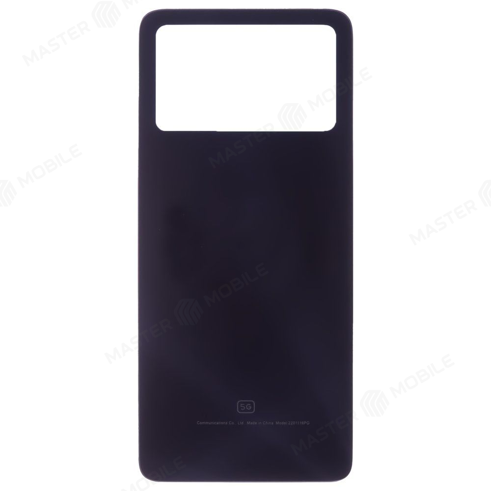 Задняя крышка для Xiaomi Poco X4 Pro 5G (2201116PG) (черный)