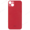Задняя крышка для Apple iPhone 14 Plus (красный) (с широким отверстием) (Premium) фото №1