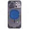Корпус для Apple iPhone 12 Pro Max (синий) (Premium) фото №2
