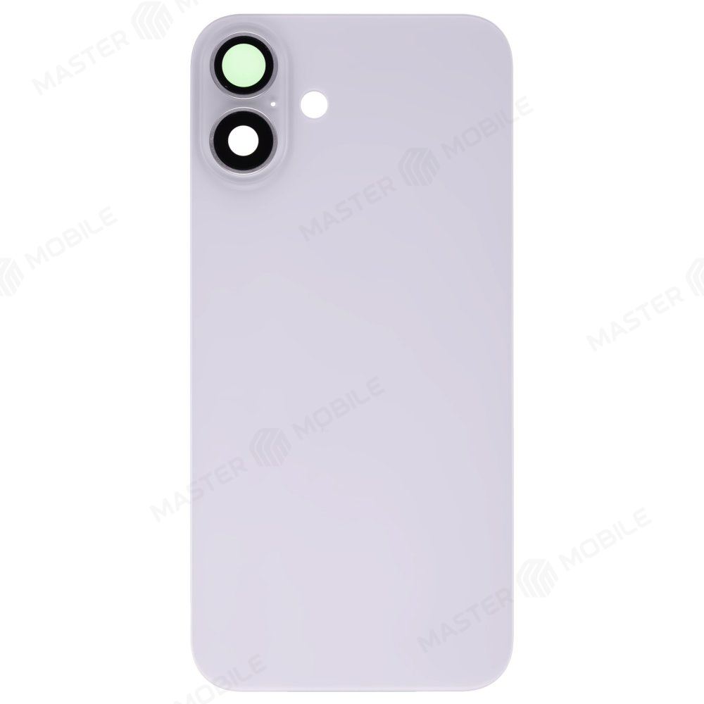 Задняя крышка для Apple iPhone 16 Plus (белый) (в сборе со стеклом камеры) (Premium)